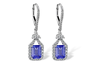 H208-18683: EARR 1.60 TW TANZANITE 2.08 TGW