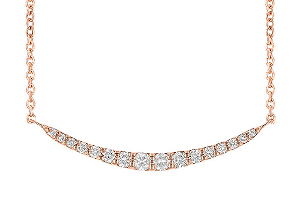 H208-23265: NECKLACE .20 TW (16 STONES)