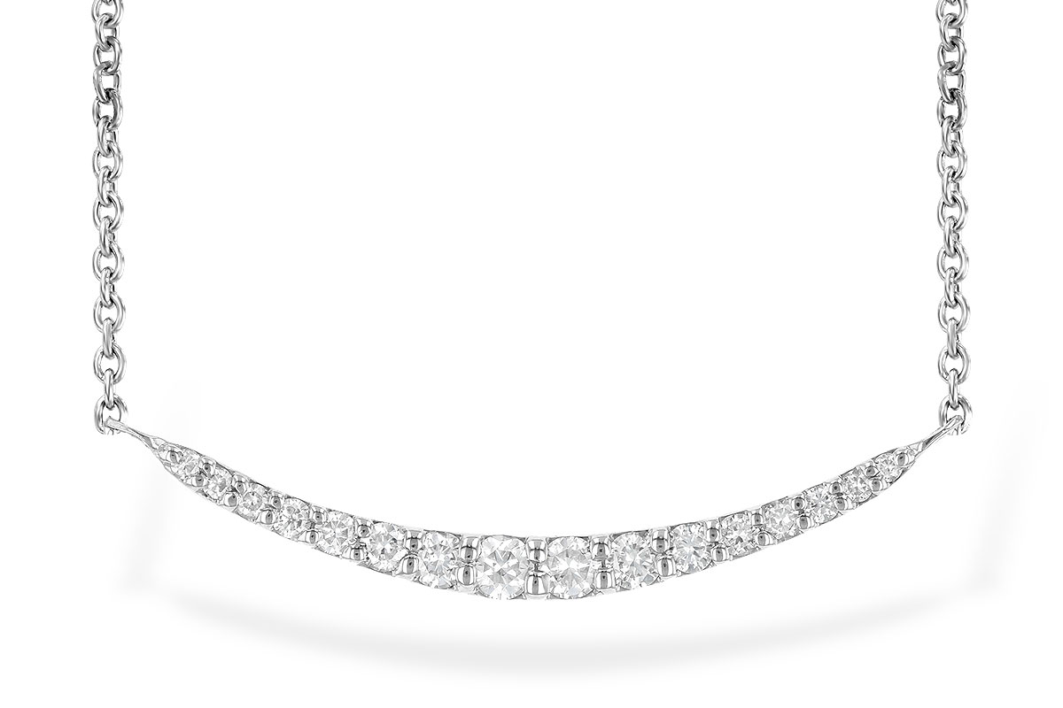 H208-23265: NECKLACE .20 TW (16 STONES)