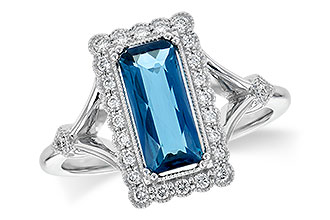 H208-24165: LDS RG 1.58 LONDON BLUE TOPAZ 1.75 TGW