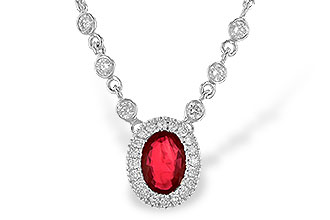 H208-25011: NECK .70 RUBY .94 TGW (17")