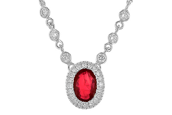 H208-25011: NECK .70 RUBY .94 TGW (17")