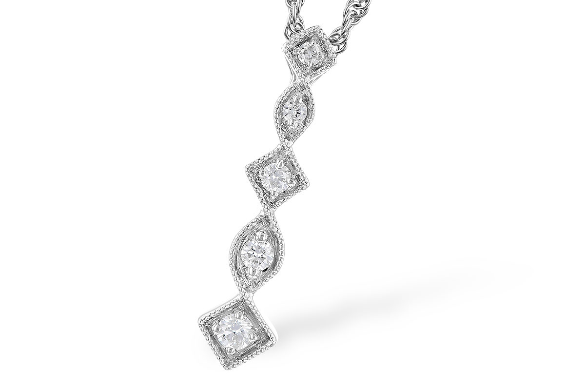 H290-98674: NECKLACE .10 TW