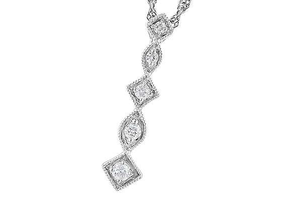 H290-98674: NECKLACE .10 TW