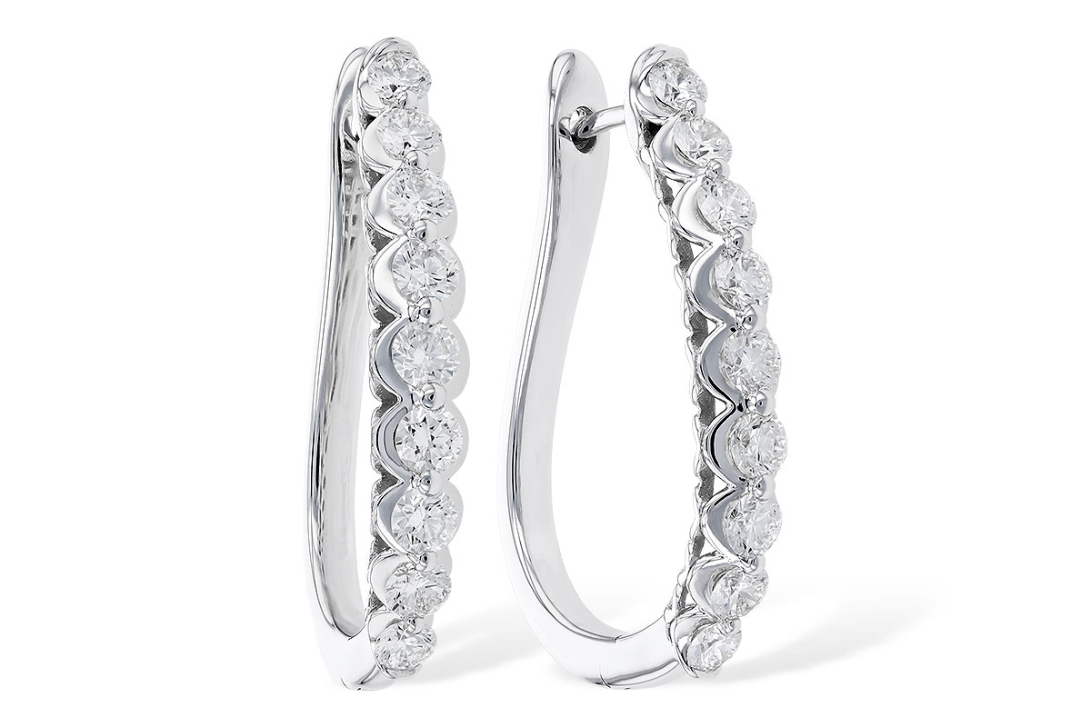 H291-85020: EARRINGS 1.50 TW