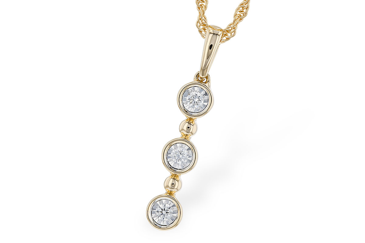 H291-85056: NECKLACE .08 TW