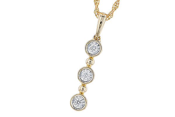 H291-85056: NECKLACE .08 TW