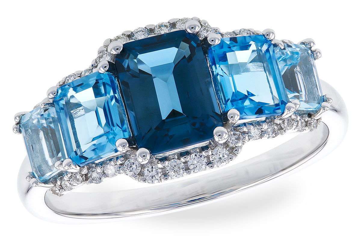 H291-85074: LDS RG 2.15 TW BLUE TOPAZ 2.30 TGW