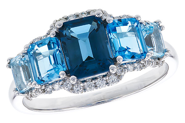 H291-85074: LDS RG 2.15 TW BLUE TOPAZ 2.30 TGW
