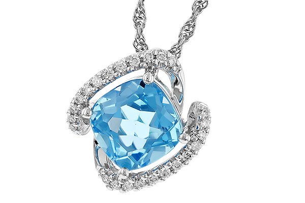 H291-85965: NECK 2.61 BLUE TOPAZ 2.72 TGW