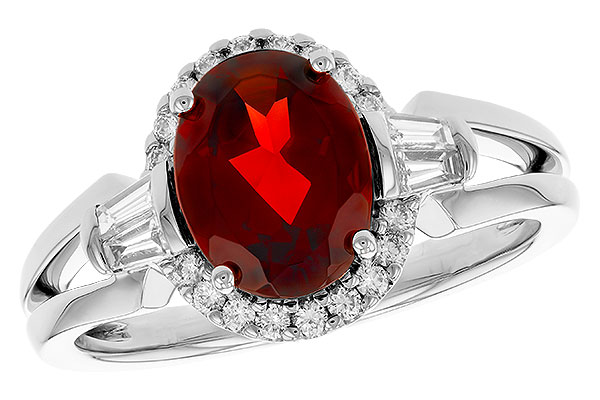 H291-88674: LDS RG 1.82 GARNET 2.12 TGW (9x7MM GAR)