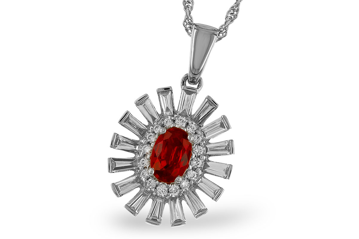 H291-89574: NECK .58 RUBY TW 1.10 TGW (6x4MM RUBY)