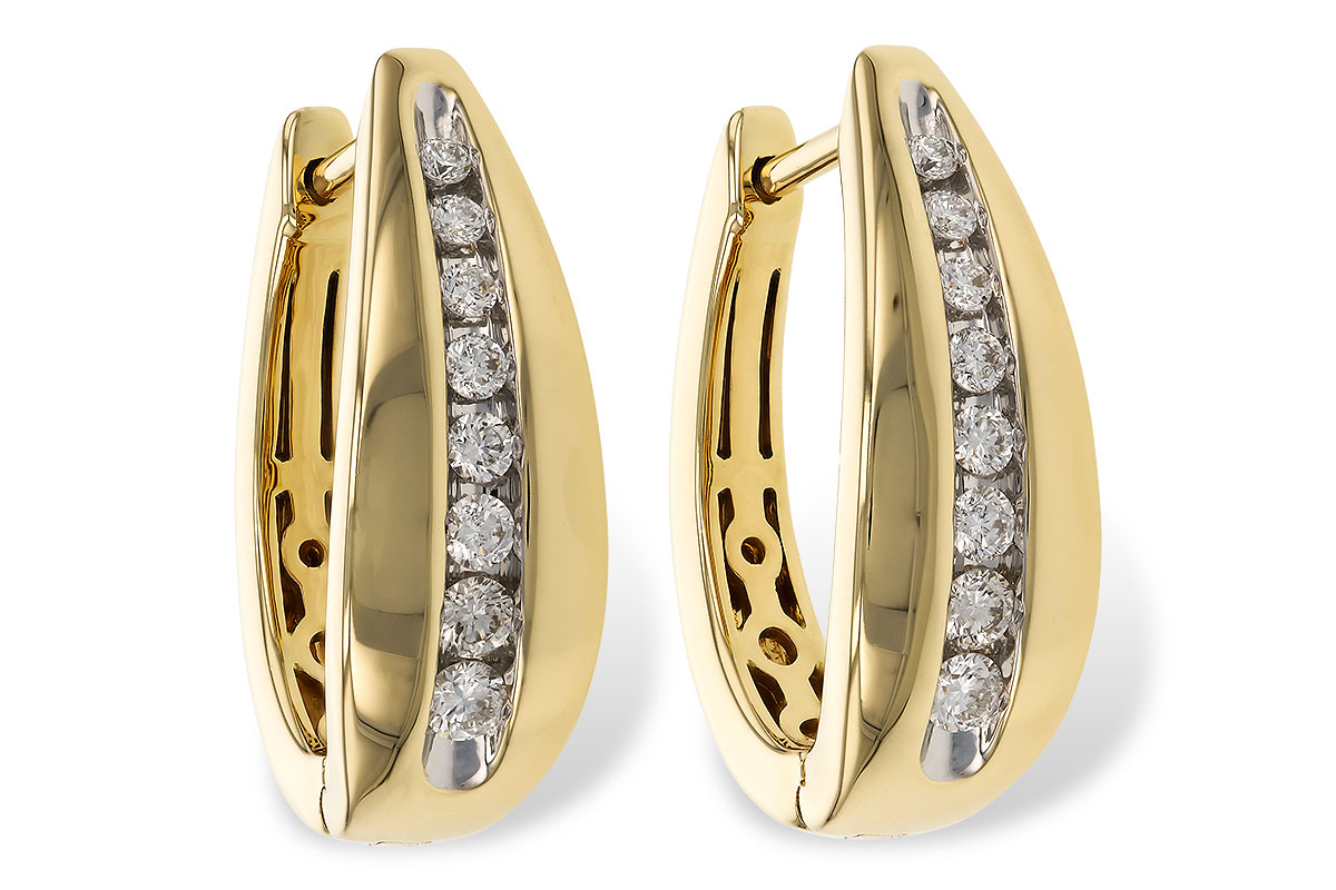 H291-90465: EARRINGS .40 TW