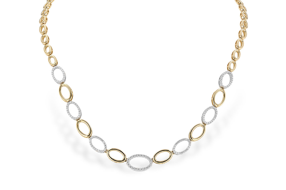 H291-90483: NECKLACE 1.00 TW (17")