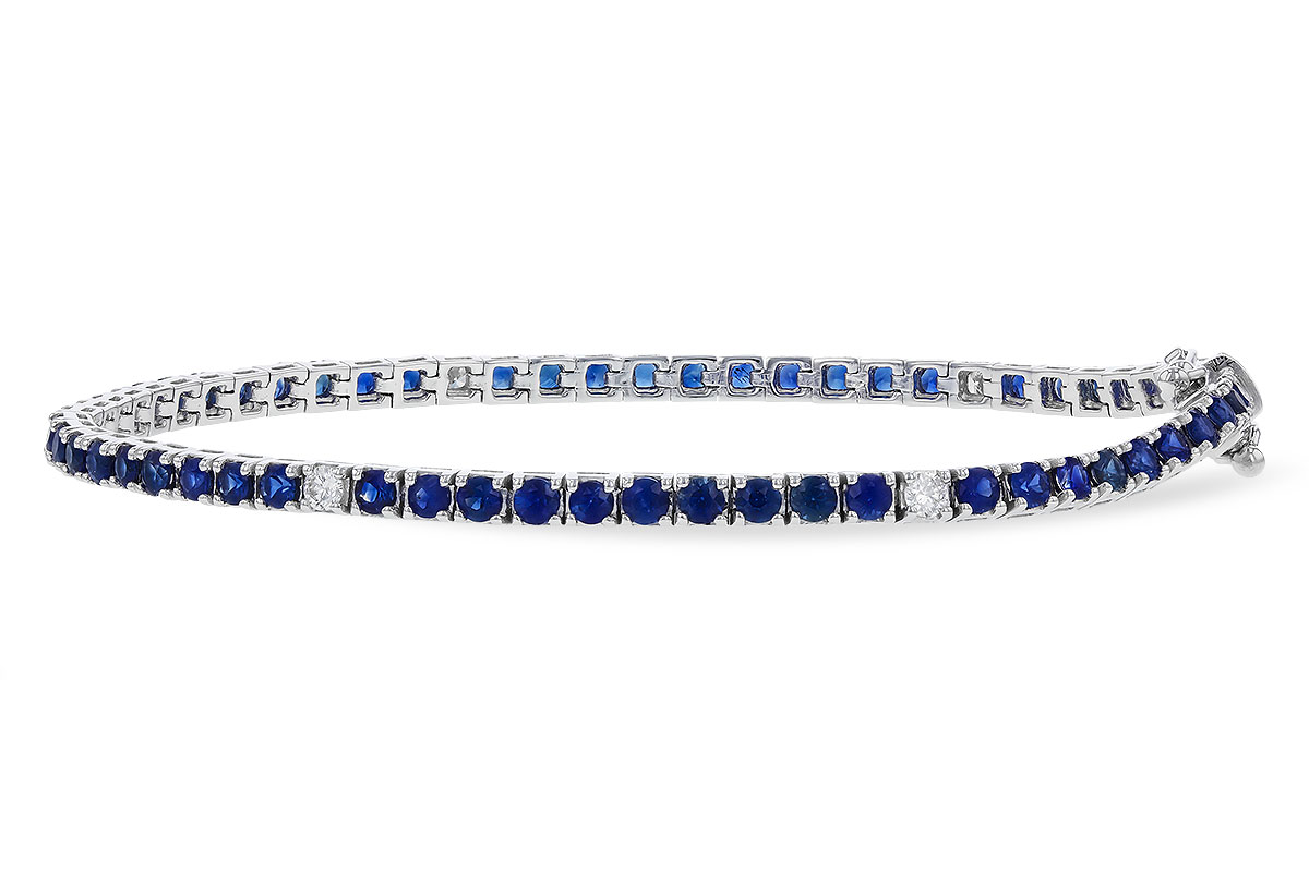 H292-74156: BRACELET 3.27 TW SAPP 3.52 TGW (7")