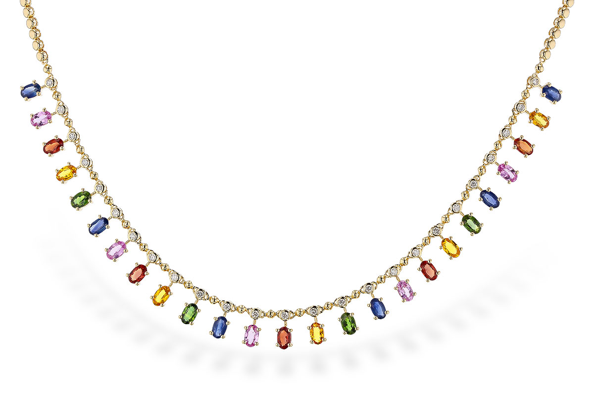 H292-76838: NECK 6.75 MULTI-COLOR SAPP 7.21 TGW (17.25")