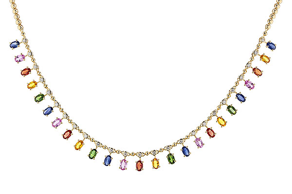 H292-76838: NECK 6.75 MULTI-COLOR SAPP 7.21 TGW (17.25")