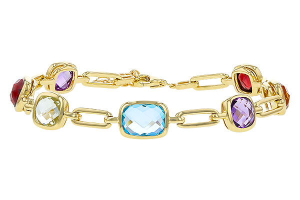 H292-76865: BRACELET 8.87 TW SEMI-PREC (GT,CIT,AMY,G.AMY,BT)