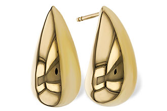 H292-78674: GOLD EARRINGS (20MM)