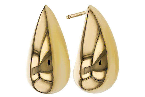 H292-78674: GOLD EARRINGS (20MM)