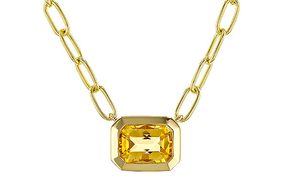 H292-78702: NECKLACE .86 CITRINE (18")