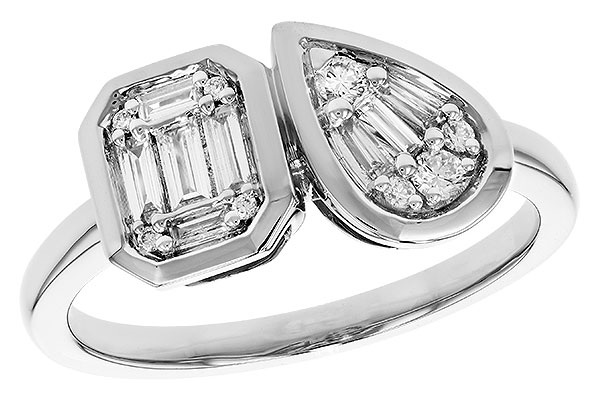 H292-80520: LDS DIA RG .17 TW BAGUETTE .25 TW
