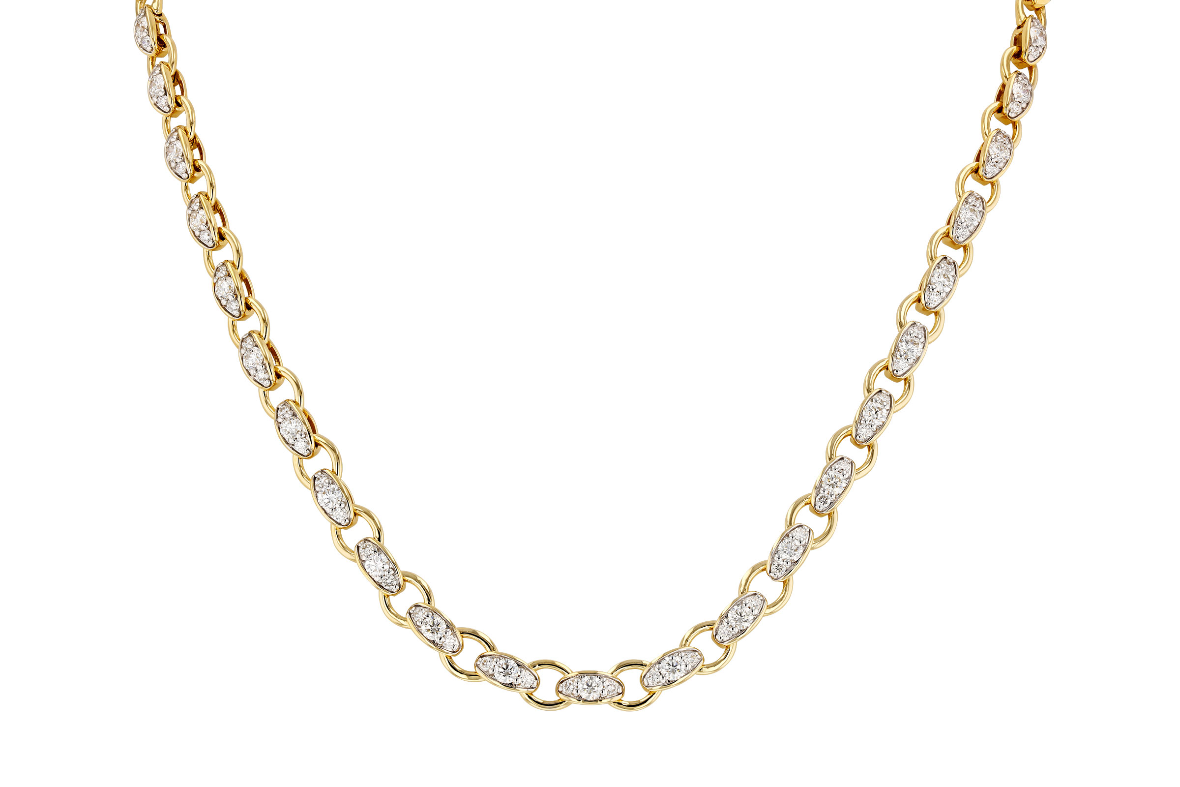 H293-65920: NECKLACE 3.18 TW (17.25")