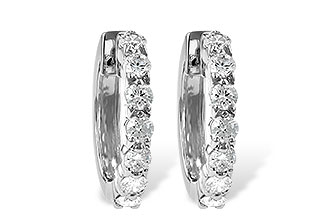 K019-12283: EARRINGS 1.00 CT TW