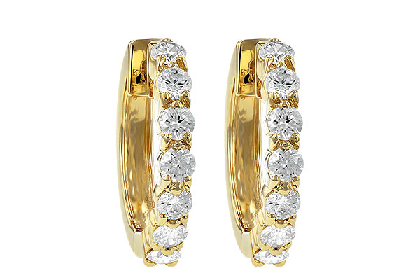 K019-12283: EARRINGS 1.00 CT TW