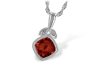K201-89592: NECK 1.09 GARNET 1.10 TGW