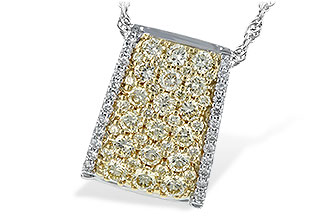 K207-29583: NECK .95 YELLOW DIAS 1.09 TW