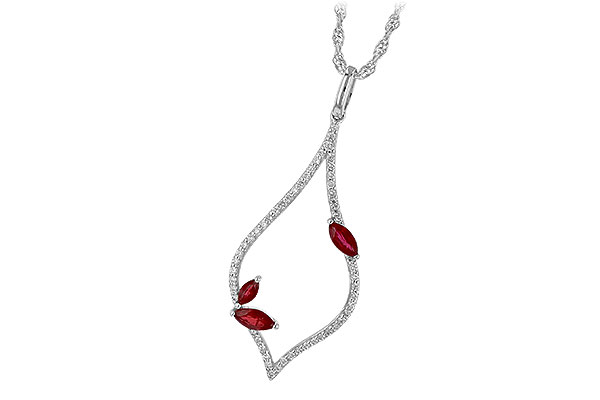 K208-18683: NECK .36 RUBY .56 TGW