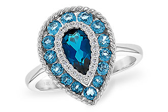 K208-22347: LDS RG 1.52 TW BLUE TOPAZ 1.60 TGW