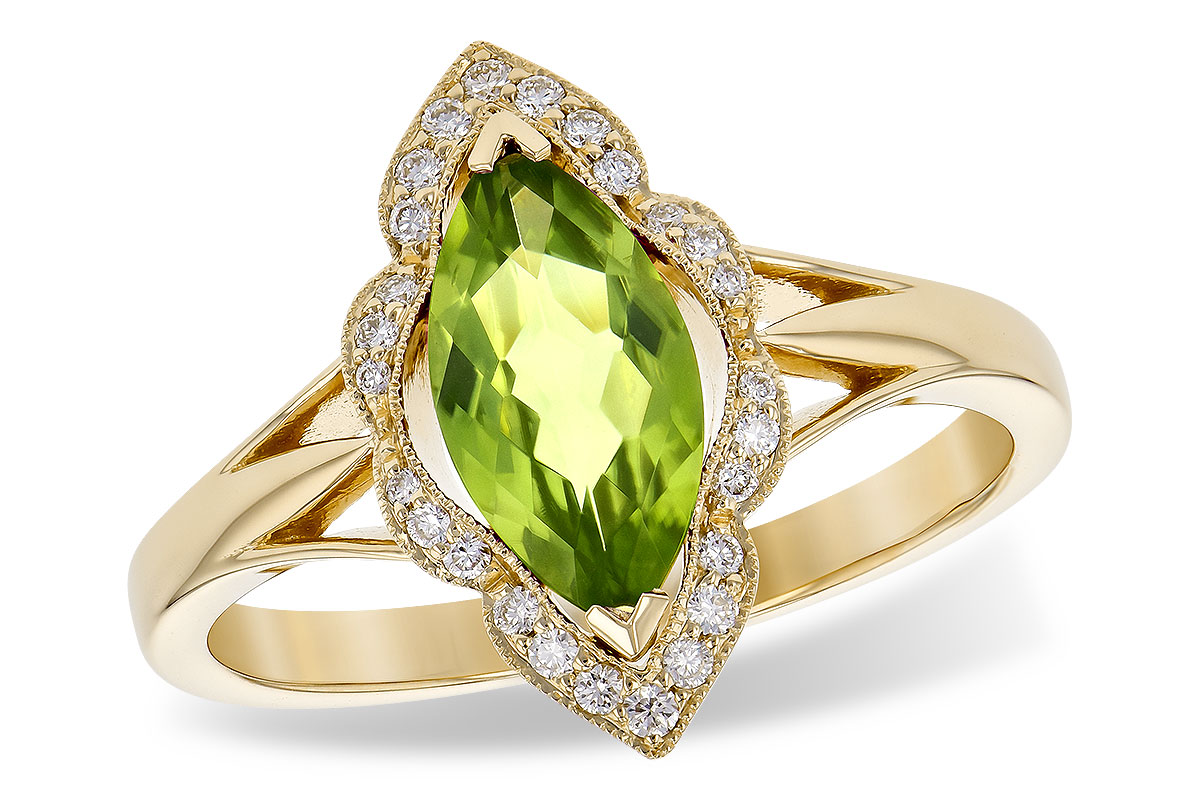K208-24156: LDS RG .94 PERIDOT 1.05 TGW