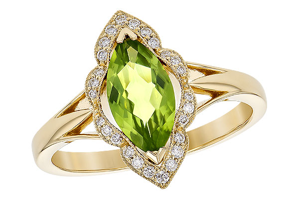 K208-24156: LDS RG .94 PERIDOT 1.05 TGW