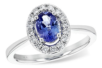 K208-25065: LDS RG .73 TANZANITE .97 TGW