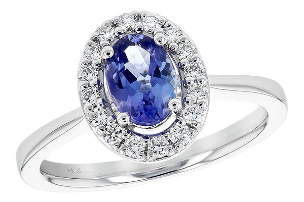 K208-25065: LDS RG .73 TANZANITE .97 TGW