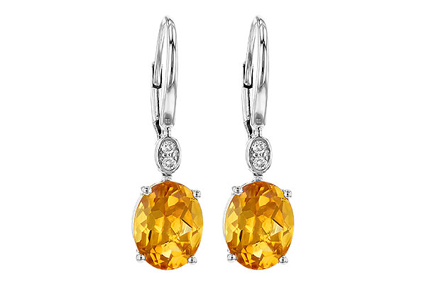 K208-26820: EARR 3.20 TW CITRINE 3.25 TGW (9x7MM CIT)