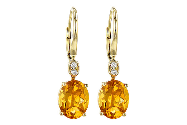 K208-26820: EARR 3.20 TW CITRINE 3.25 TGW (9x7MM CIT)