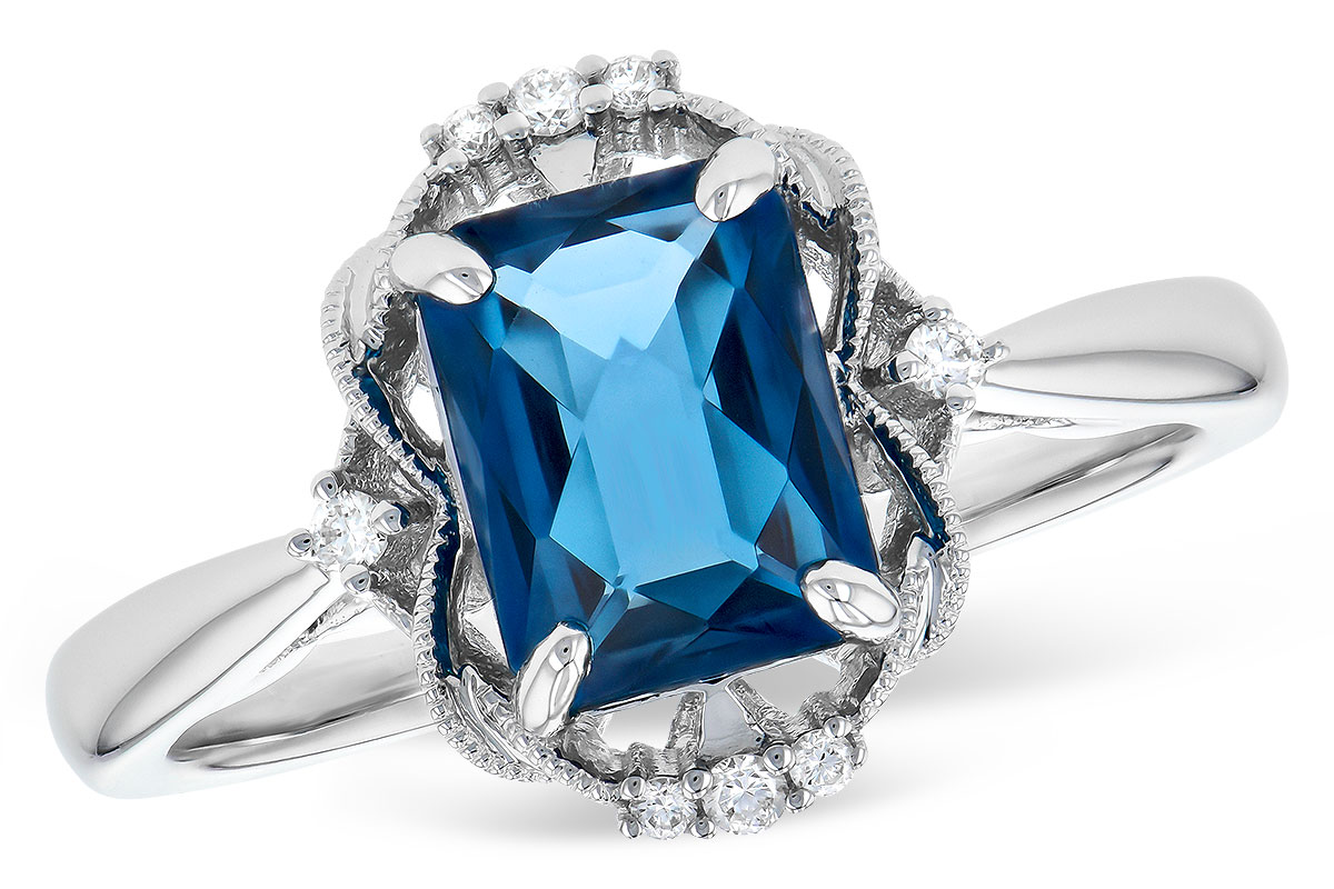 K290-94120: LDS RG 1.70 LONDON BLUE TOPAZ 1.76 TGW