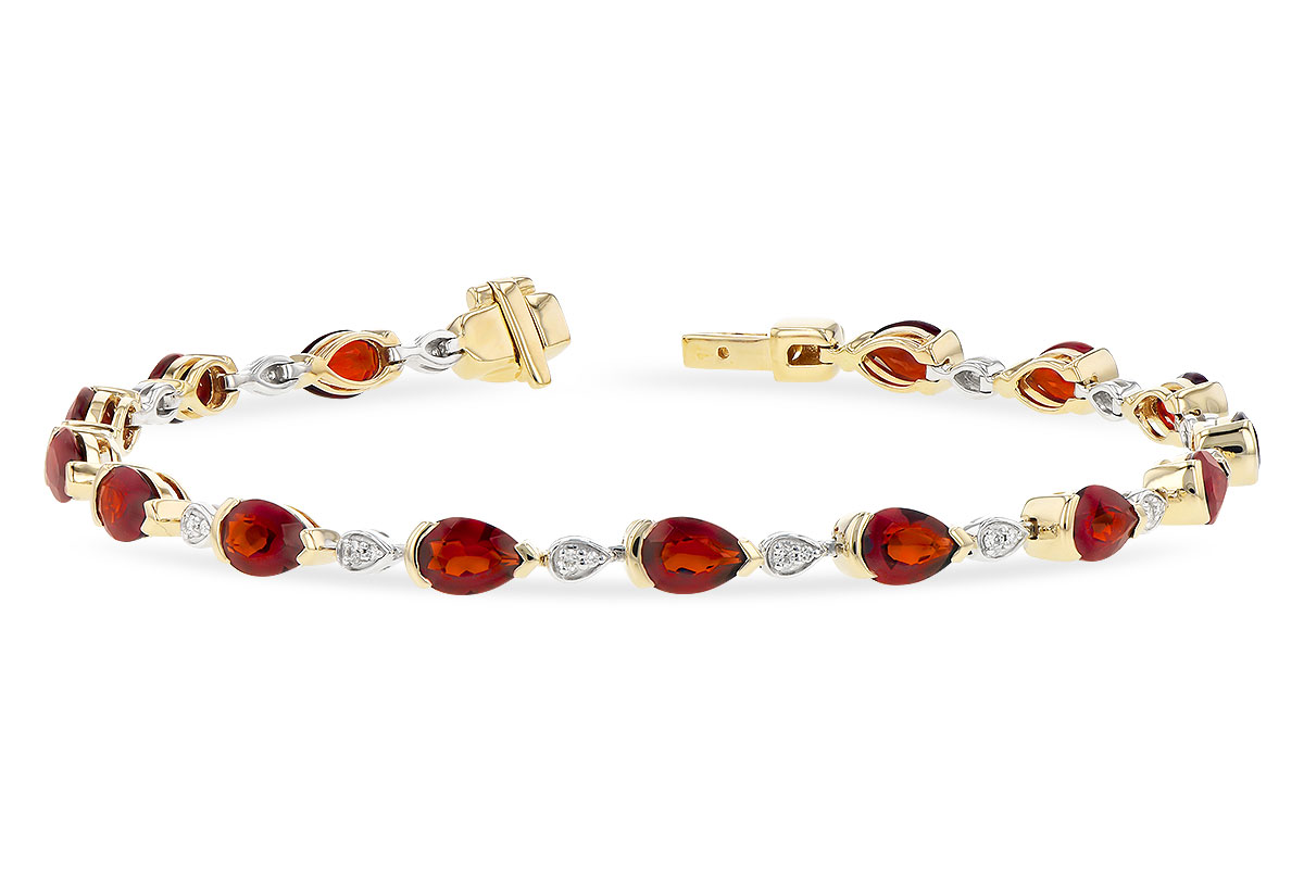 K290-95020: BRACELET 6.44 GARNET 6.60 TGW