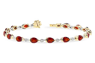 K290-95020: BRACELET 6.44 GARNET 6.60 TGW