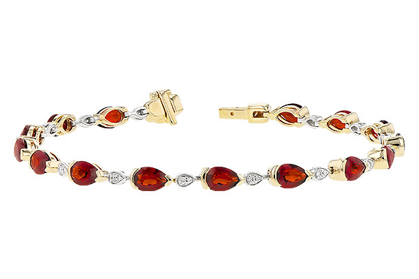 K290-95020: BRACELET 6.44 GARNET 6.60 TGW