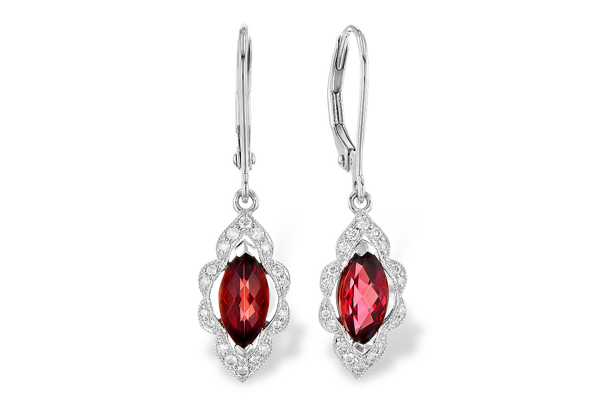 K290-98720: EARR 1.10 TW GARNET 1.25 TGW
