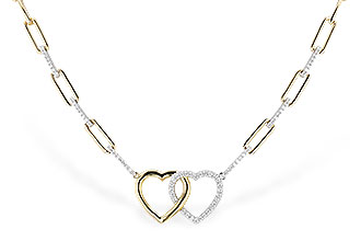 K291-85911: NECKLACE .52 TW