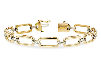 K291-87756: BRACELET .25 TW (7.5" - L207-33229 WITH LARGER LINKS)