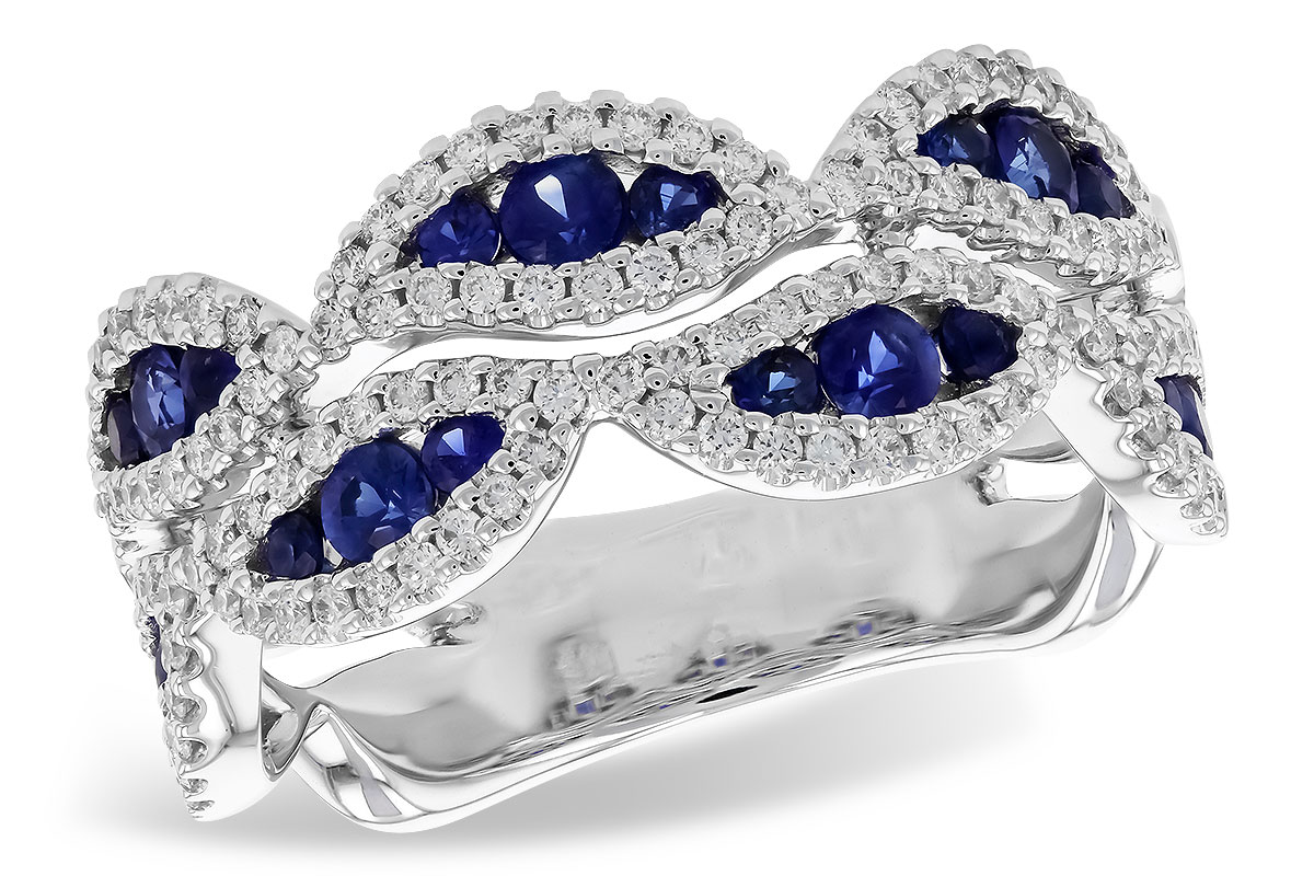 K291-90529: LDS WED RG .81 TW SAPP 1.22 TGW