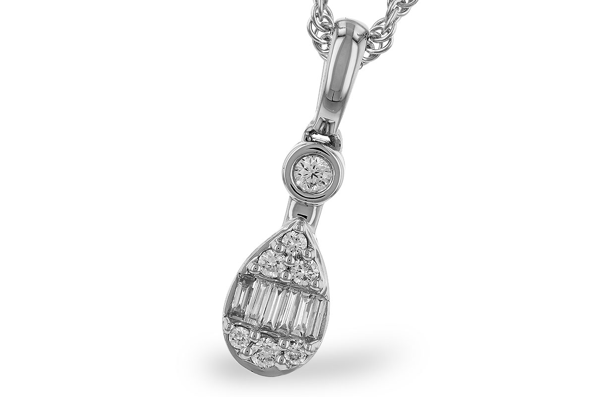 K292-74092: NECKLACE .05 BAG .14 TW