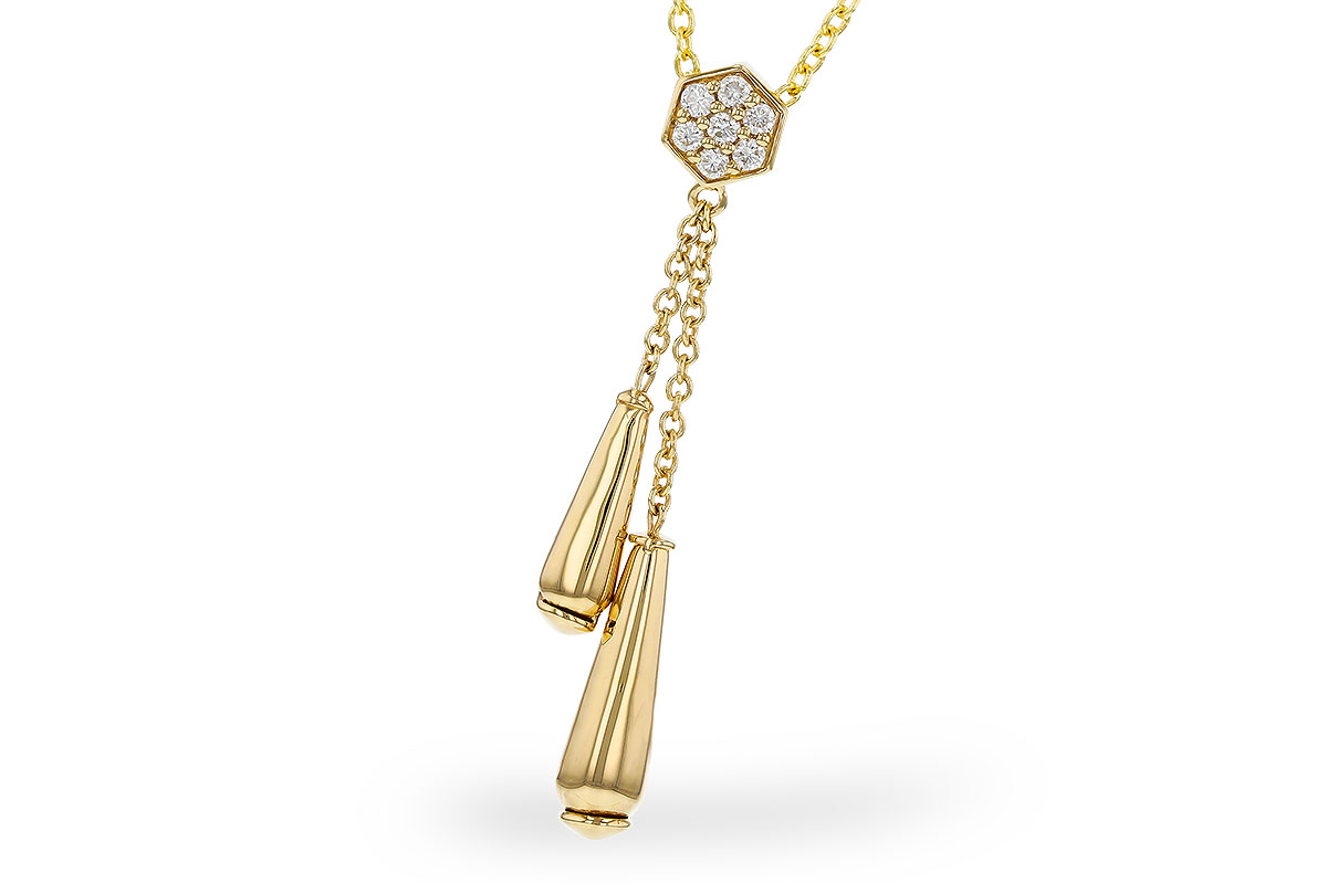 K292-74138: NECKLACE .11 TW