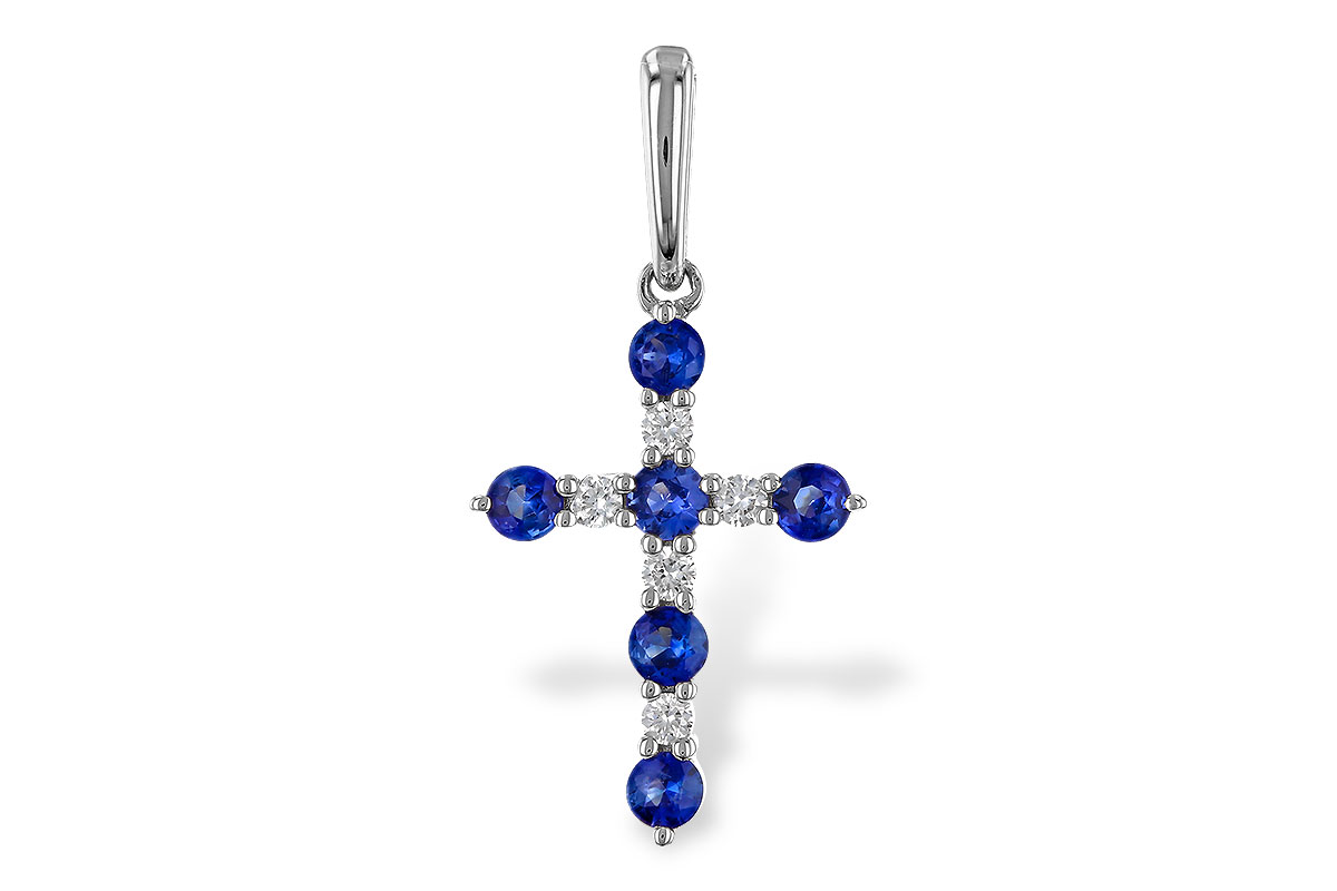 K292-75011: PENDANT .34 TW SAPP .42 TGW